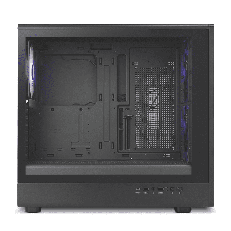 Caja ordenador gaming nox hyperflow hummer aero atx argb cristal templado negro - Imagen 5