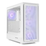 8436587975981 | P/N: NXHUMMERAEROWH | Cod. Artículo: DSP0000034855 Caja ordenador gaming nox hyperflow hummer aero atx argb cristal templado blanco