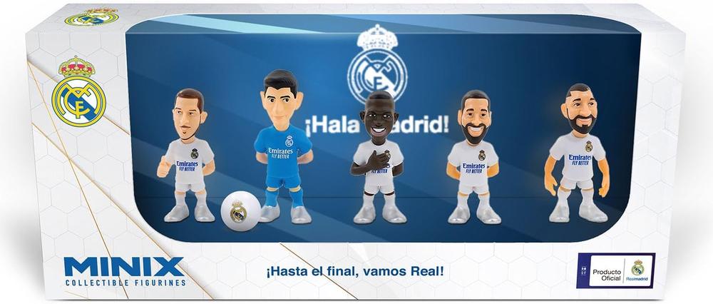 Pack 5 figuras minix pack real madrid 7 cm - Imagen 2