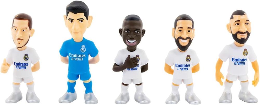 Pack 5 figuras minix pack real madrid 7 cm - Imagen 3