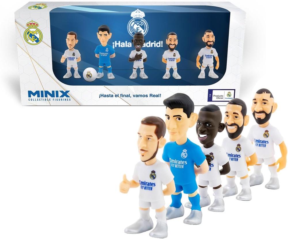 8436605110370 | P/N: 12206 | Cod. Artículo: DSP0000020419 Pack 5 figuras minix pack real madrid 7 cm