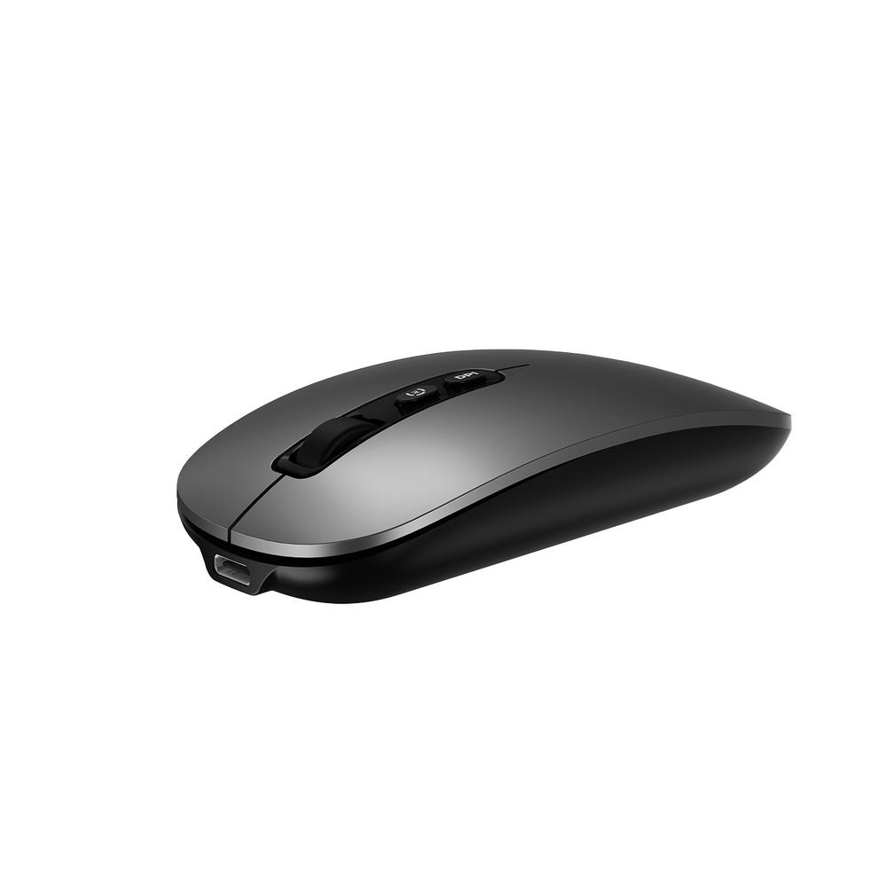Mouse raton coolbox ia w02 gris 1600 dpi inalambrico rf+bt - Imagen 2