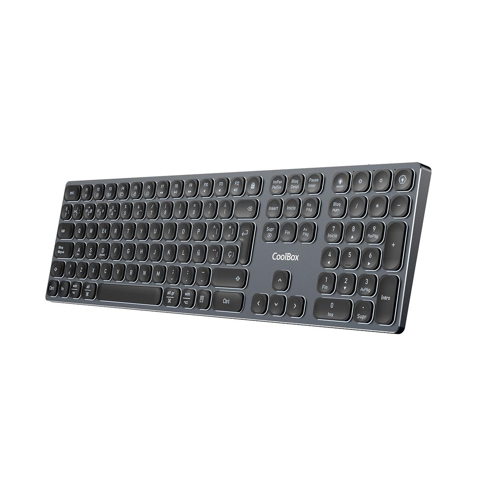 Teclado inalambrico retroiluminado coolbox moonlight key b431 - Imagen 3