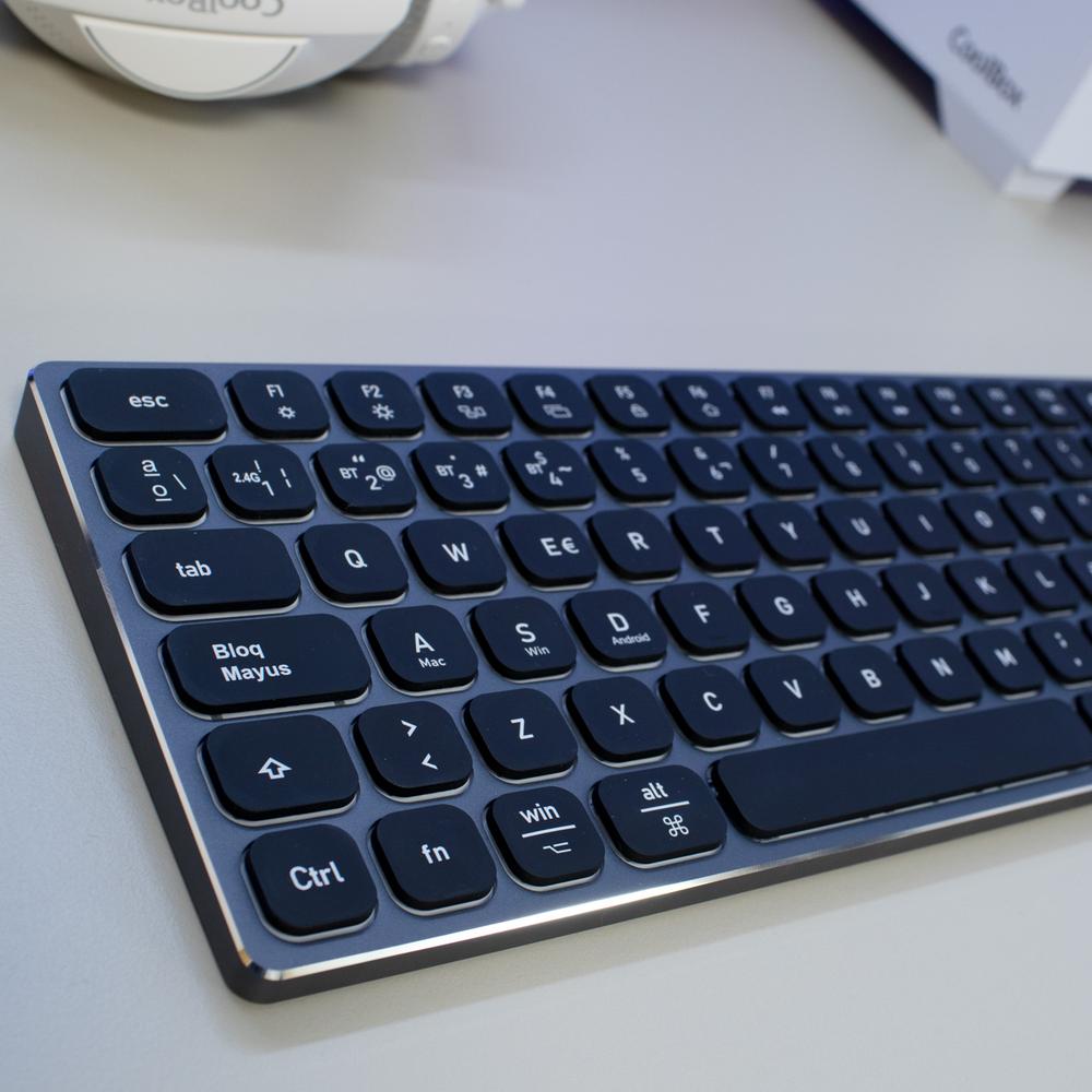 Teclado inalambrico retroiluminado coolbox moonlight key b431 - Imagen 4