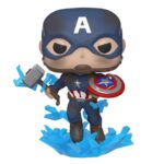 889698451376 | P/N: 45137 | Cod. Artículo: MGS0000001925 Funko pop marvel los vengadores endgame capitan america con escudo roto & mjolnir 45137