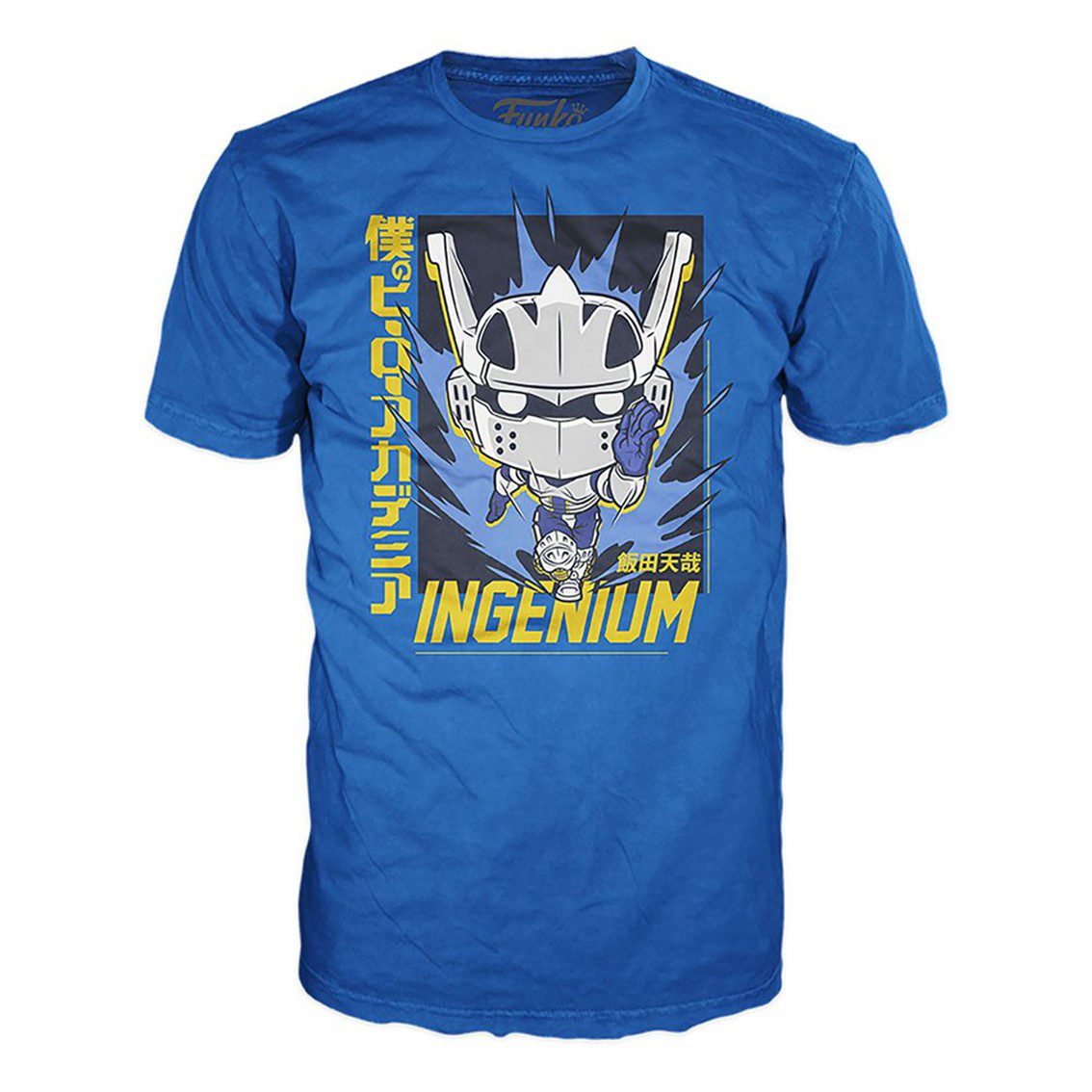 Pop & tee my hero academia tenya iida ingenium (full mech suit) funko + camiseta talla xl - Imagen 2
