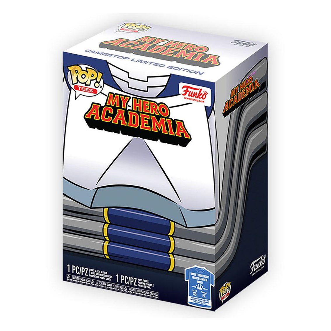 Pop & tee my hero academia tenya iida ingenium (full mech suit) funko + camiseta talla xl - Imagen 3