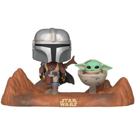 Funko pop star wars the mandalorian the mandalorian & baby yoda - Imagen 2