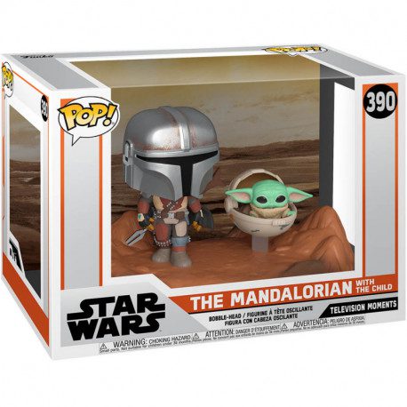 Funko pop star wars the mandalorian the mandalorian & baby yoda - Imagen 3