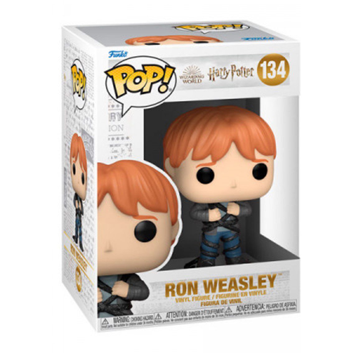 Funko pop harry potter ron weasley trampa planta piedra filosofal - Imagen 3
