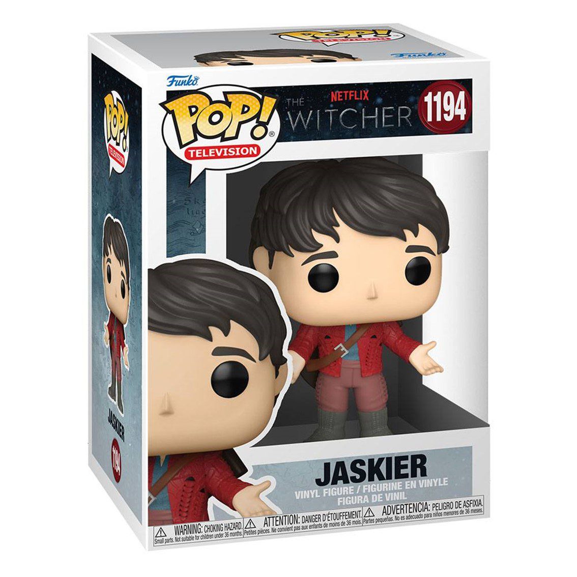 Funko pop series tv the witcher jaskier outfit rojo bardo 58909 - Imagen 2