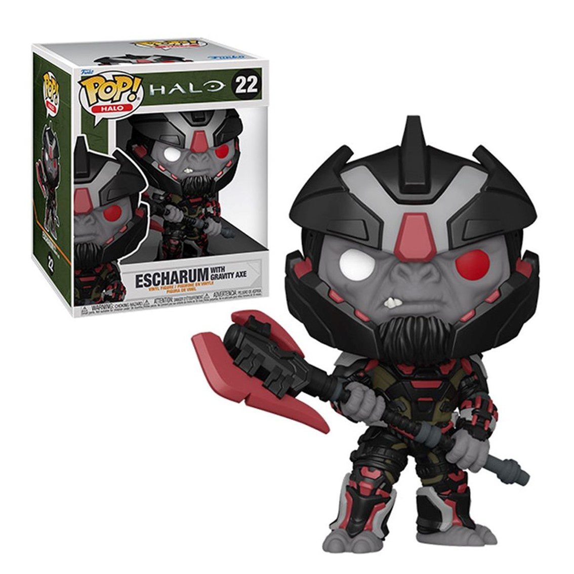 889698593397 | P/N: 59339 | Cod. Artículo: MGS0000010626 Funko pop super videojuegos halo infinite escharum con hacha de gravedad 59339