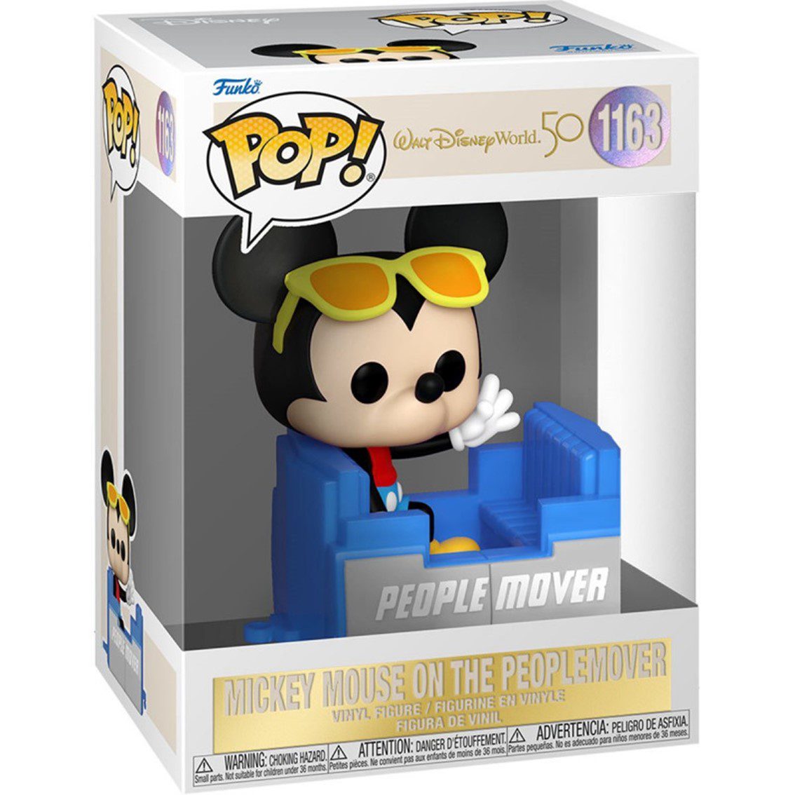 Funko pop disney walt disney aniversario 50th people mover mickey 59507 - Imagen 3