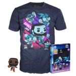 889698596095 | P/N: UT-59609 | Cod. Artículo: MGS0000010051 Pop & tee space jam looney tunes funko lebron james + camiseta pack 10 unidades todas las tallas