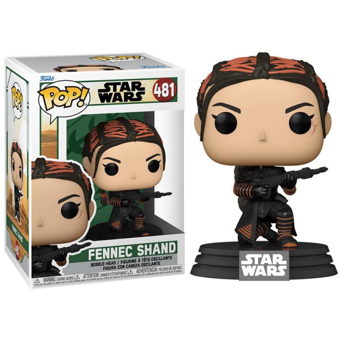 889698602372 | P/N: 60237 | Cod. Artículo: MGS0000008524 Funko pop star wars the book of boba fett fennec shand 60237