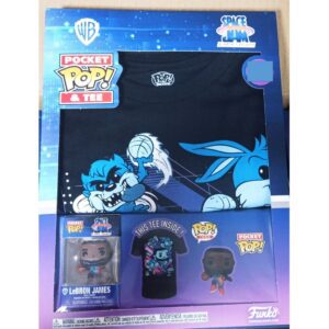 889698604673 | P/N:  | Cod. Artículo: MGS0000008839 Pop & tee space jam looney tunes lebron james funko + camiseta talla s