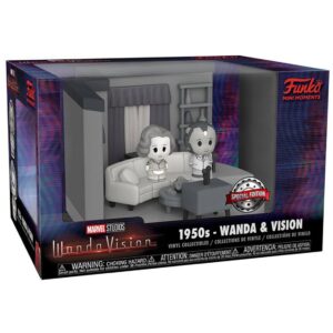 889698606646 | P/N: 60664 | Cod. Artículo: MGS0000009485 Funko pop marvel wandavision mini moments wanda & vision blanco y negro