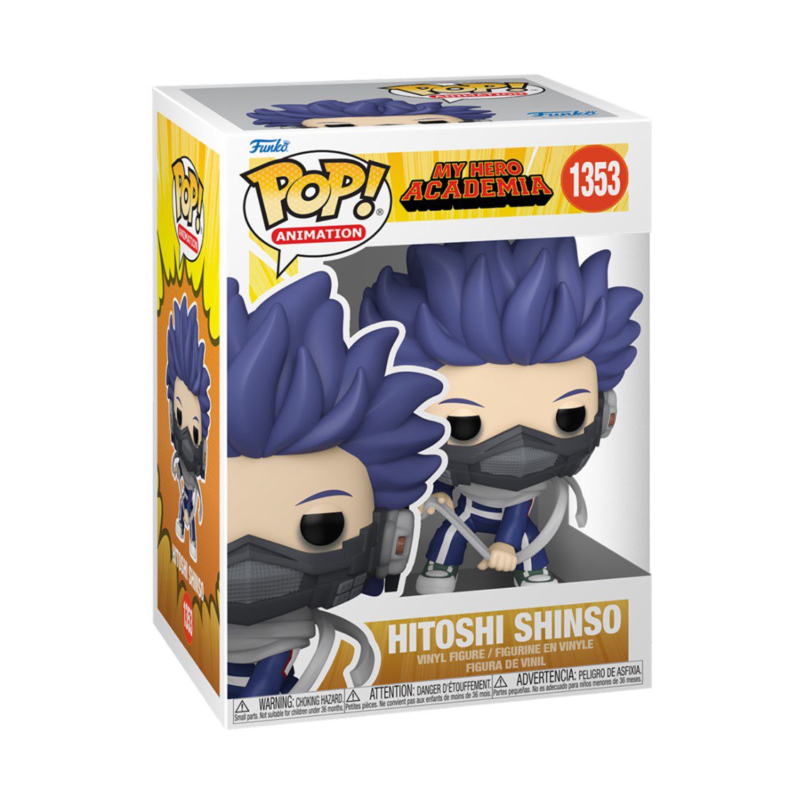 Funko pop my hero academia s5 hitoshi shinso con opcion chase 67331 - Imagen 2