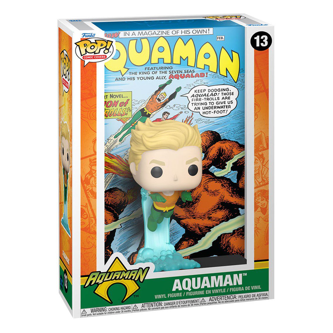 Funko pop comic cover dc comics aquaman 67404 - Imagen 2
