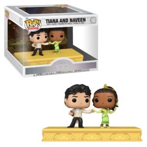 889698679763 | P/N: 67976 | Cod. Artículo: MGS0000015027 Funko pop moment pack de 2 disney 100 aniversario tiana & naveen 67976