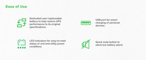 APC BE500G2-GR sistema de alimentación ininterrumpida (UPS) En espera (Fuera de línea) o Standby (Offline) 0,5 kVA 300 W - Imagen 8