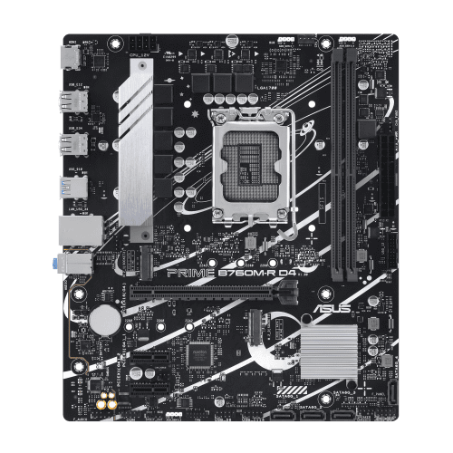 ASUS PRIME B760M-R D4 Intel B760 LGA 1700 micro ATX 4711387423769 | P/N: 90MB1HA0-M0EAY0 | Ref. Artículo: 1374560