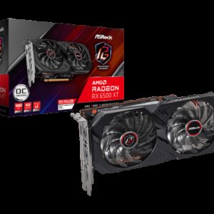Asrock Phantom Gaming RX 6500 XT 4GB OC AMD Radeon RX 6500 XT GDDR6 4710483936777 | P/N: 90-GA3DZZ-00UANF | Ref. Artículo: 1354488