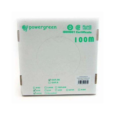 BOBINA DE CABLE PEPEGREEN CAT5e 100M RIGIDO EXTER 8436539914310 P/N: | Ref. Artículo: