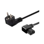 CABLE ALIMENTACIÓN SAVIO ANGULAR SCHUKO-IEC C13 5901986044109 P/N:  | Ref. Artículo: