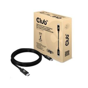 CABLE CLUB3D CERTIFICADO USB4 80G GEN3.2 TIPO-C 2M 8719214472313 P/N: | Ref. Artículo: