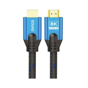 CABLE HDMI 2.1 (M) TRENZADO 8K SAVIO CL-169 5M 5901986047568 P/N:  | Ref. Artículo: