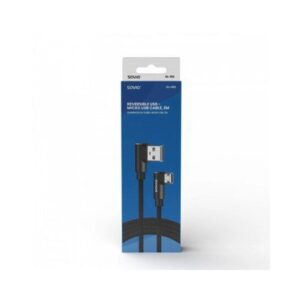 CABLE REVERSIBLE USB SAVIO MICRO A USB-A 1M CL-161 5901986047162 P/N:  | Ref. Artículo: