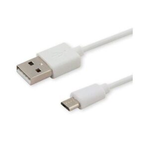 CABLE USB 2.0 A MICRO USB 1M BLANCO SAVIO CL-123 5901986044567 P/N:  | Ref. Artículo: