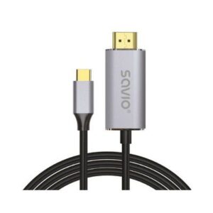 CABLE USB-C A HDMI 2.0 4K 2M SAVIO CL-171 5901986047674 P/N:  | Ref. Artículo: