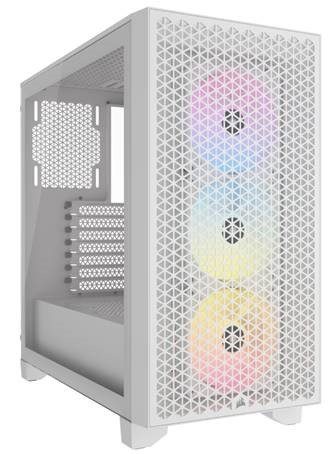 CAJA CORSAIR 3000D AIRFLOW MID-TOWER CRISTAL TEMPLADO BLANCA CC-9011252-WW 0840006610632 | P/N: CC-9011252-WW | Ref. Artículo: 1368408