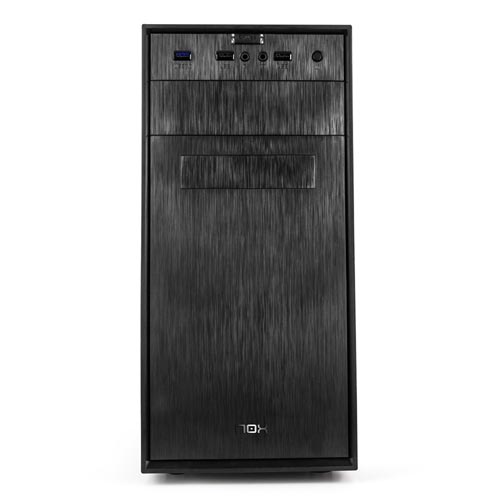 CAJA MINITORRE/MICRO-ATX NOX FORTE S/FUENTE USB3.0 NEGRA - Imagen 2