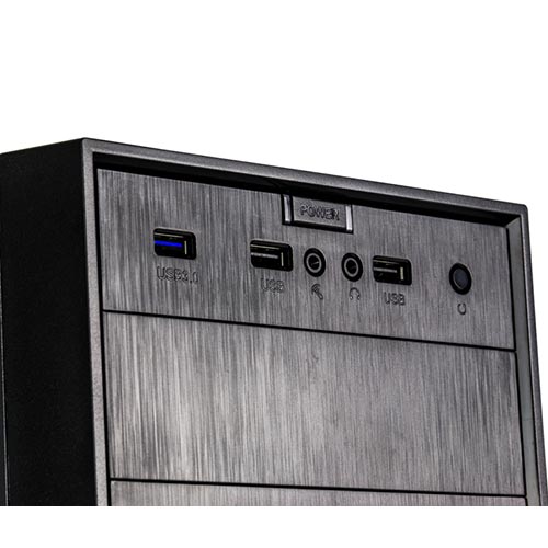 CAJA MINITORRE/MICRO-ATX NOX FORTE S/FUENTE USB3.0 NEGRA - Imagen 4