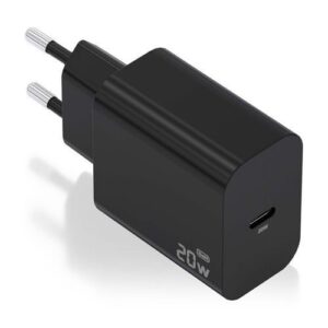 CARGADOR USB PARED AISENS GAN 20W USB-C PD3.0 NEGRO 8435739902882 P/N: A110-0939 | Ref. Artículo: A110-0939