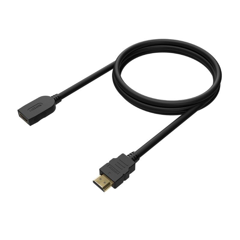 Cable Alargador HDMI Aisens A120-0545/ HDMI Macho - HDMI Hembra/ Hasta 10W/ 2250Mbps/ 2m/ Negro - Imagen 2
