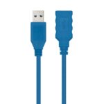 Cable Alargador USB 3.0 Nanocable 10.01.0902-BL/ USB Macho - USB Hembra/ 2m/ Azul 8433281004726 10.01.0902-BL NAN-CAB 10.01.0902-BL