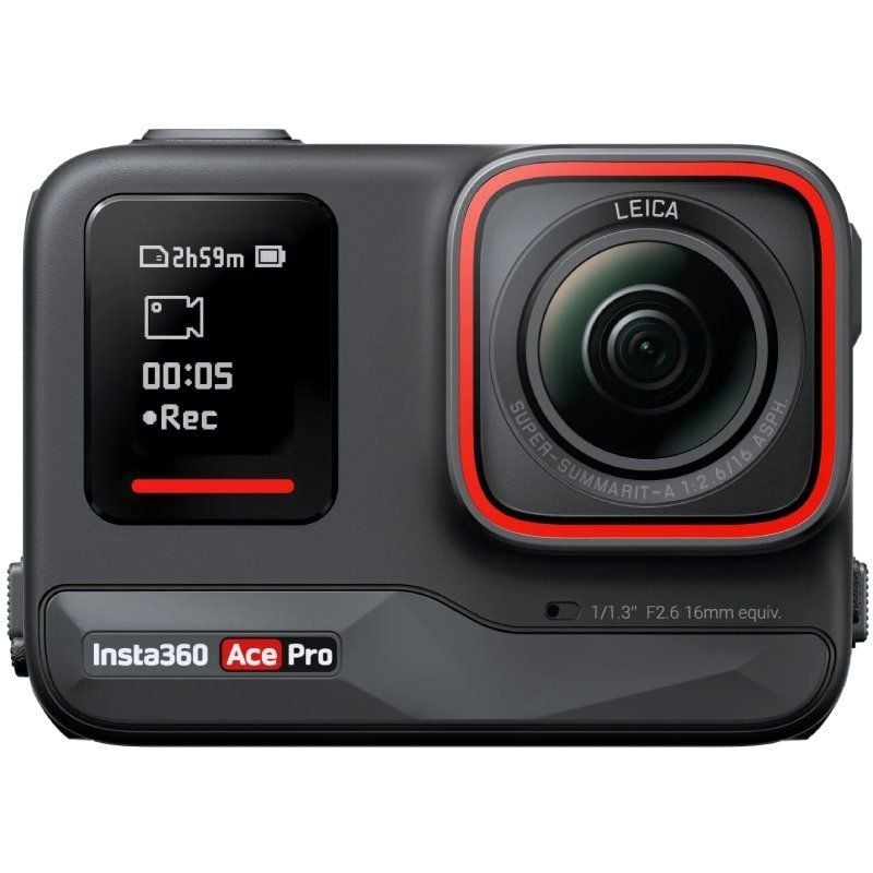 Cámara Digital Deportiva Insta360 Ace Pro/ 8K/ Ángulo de visión 180º/ Negra - Imagen 2
