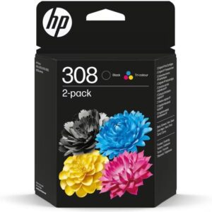 Cartucho de Tinta Original HP nº308 Multipack/ Negro + Tricolor 196786390135 6L6S6UE HP-C 6L6S6UE