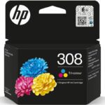 Cartucho de Tinta Original HP nº308/ Tricolor 196786390371 7FP20UE HP-C 7FP20UE