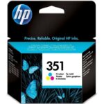 Cartucho de Tinta Original HP nº351/ Tricolor 808736844758 CB337E CB337EE