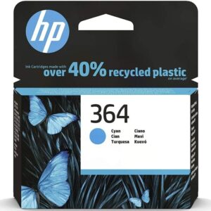 Cartucho de Tinta Original HP nº364/ Cian 883585705283 CB318EE CB318E