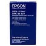 Cinta Nylon Epson ERC-38/ Negro/ Roja 4965957301838 C43S015376 EPS-CINTA C43S015376