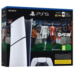 Consola Sony Playstation 5 - PS5 Slim Digital 825GB/ Incluye Mando Dual Sense y Juego EA Sports FC 26 711719021872 SONY-PS5 SLIM DIGITAL + FC26