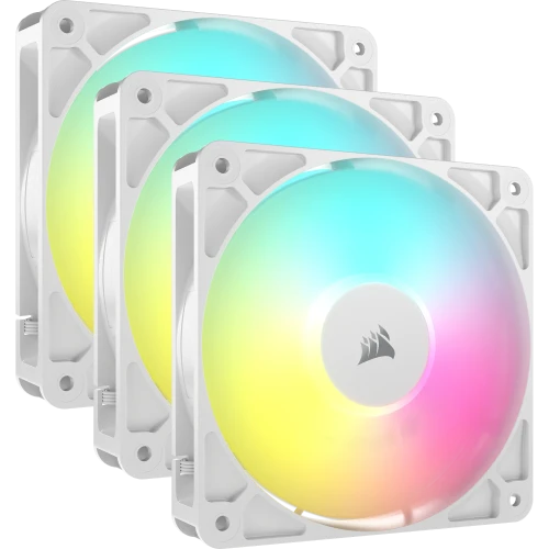 Corsair RS120 ARGB Carcasa del ordenador Ventilador 12 cm Blanco 3 pieza(s) 0840006684176 | P/N: CO-9050185-WW | Ref. Artículo: 1383729