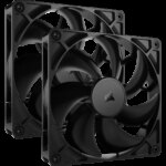 Corsair RS140 Carcasa del ordenador Ventilador 14 cm Negro 2 pieza(s) 0840006684237 | P/N: CO-9050191-WW | Ref. Artículo: 1383735