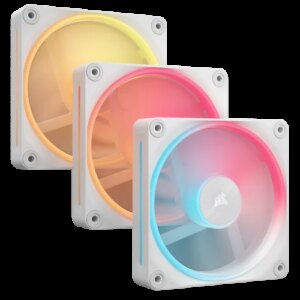 Corsair iCUE LINK LX120-R RGB Carcasa del ordenador Ventilador 12 cm Blanco 3 pieza(s) 0840006688730 | P/N: CO-9051054-WW | Ref. Artículo: 1391355